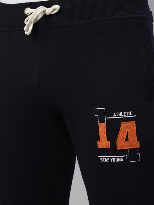 Grey & Black Solid Lounge Wear